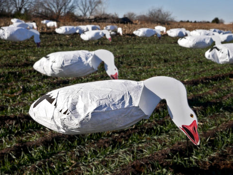 Feeder Snow Goose Windsock motion decoys - Dozen